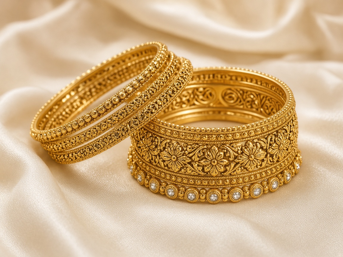 Elegant Gold Bangles